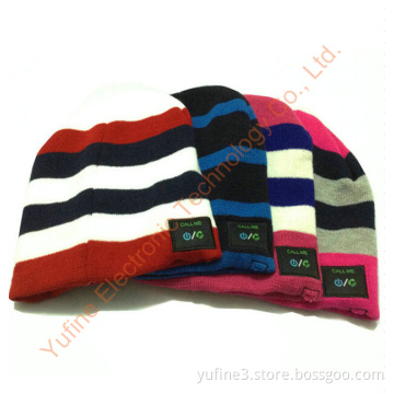 Christmas Bluetooth music cap, Knitted wireless cap, Bluetooth music cap, wireless music hat, sports music cap